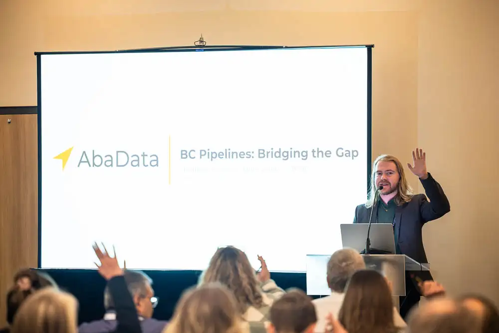 AbaData User Conference 2025 Images (15 of 20) technical session on BC Pipelines delivered by Machine Learning expert