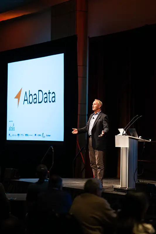 Mark Little Keynote Photo AbaData User Conference 2025